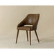 Galen Missouri Cognac Leather Dining Armchair